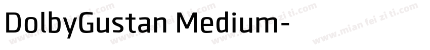 DolbyGustan Medium字体转换